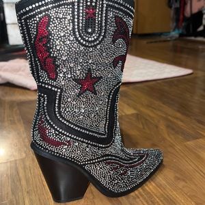 rhinestone cowgirl boots